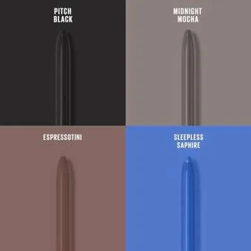 Maybelline Tattoo Studio Automatic Gel Pencil Waterproof Eyeliner, Blendable, Smudge Resistant, Matte Eyeliner For Up To 36HR Wear, Pitch Black (Smokey Black), Packaging May Vary