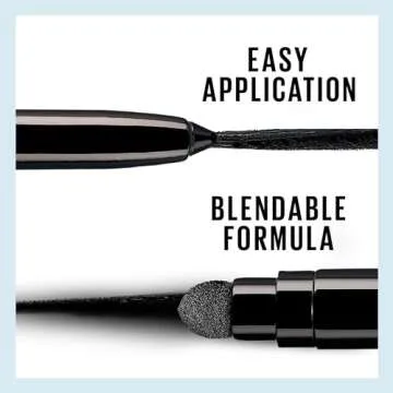 Maybelline Tattoo Studio Automatic Gel Pencil Waterproof Eyeliner, Blendable, Smudge Resistant, Matte Eyeliner For Up To 36HR Wear, Pitch Black (Smokey Black), Packaging May Vary