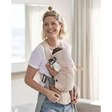 BABYBJÖRN Baby Carrier Mini, 3D Mesh, Pearly Pink