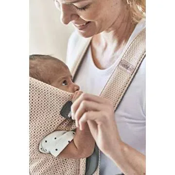BABYBJÖRN Baby Carrier Mini, 3D Mesh, Pearly Pink