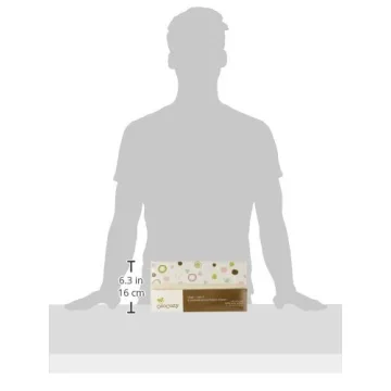 OsoCozy Unbleached Prefold Diapers 6 Pack for Babies