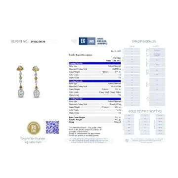 Natural Real Classic Yellow & White Diamond 2.93 Carat Mix Shapes EG Lab Certified Set In 18k White Gold By Astteria Adjustable and Resizable Fine Jewelry Gift for her Rare Unique