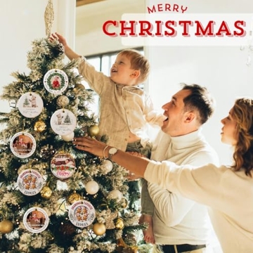 Personalized Baby's First Christmas Ornament 2025 Gift