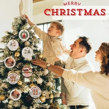 Personalized Baby's First Christmas Ornament 2025 Gift