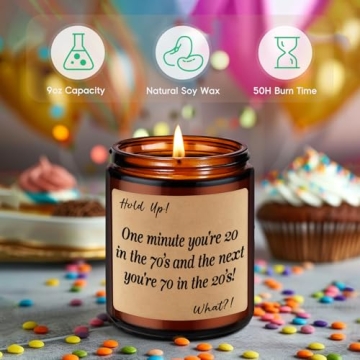 GSPY Scented Candles - 70th Birthday Gift Idea