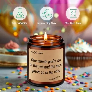 GSPY Scented Candles - 70th Birthday Gift Idea