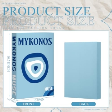 Preppy Decorative Fake Books for Stylish Home Decor