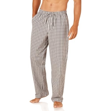 Amazon Essentials Men's Straight-Fit Woven Pajama Pant - Cozy Cotton Comfort