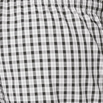 Comfortable Cotton Pajama Pants for Men in Black Grey Plaid
