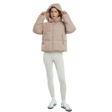 Stylish PUFFIT Women's Cropped Winter Puffer Jacket