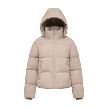 Stylish PUFFIT Women's Cropped Winter Puffer Jacket