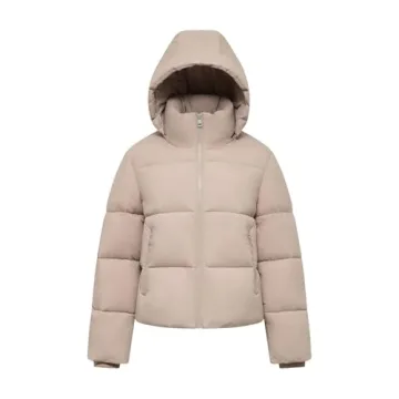 Stylish PUFFIT Women's Cropped Winter Puffer Jacket