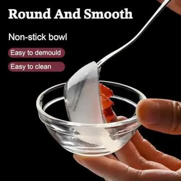 PARBEE 3" Clear Glass Pinch Bowls, 10 Pack 2.5oz Small Prep Dishes Stackable Ingredient Bowls for Spices Dipping Sauces Ice Cream Toppings, Dishwasher Microwave and Freezer Safe