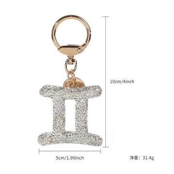 Zodiac Sign Keychains - Stylish Astrology Jewelry for All