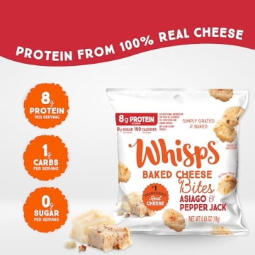 Whisps Cheese Crisps: Keto Snacks with Protein & Flavor