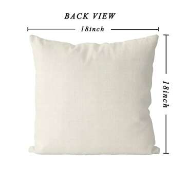 GAGEC Christmas Pillow Covers 18 x 18 Inch Pink Merry Christmas Tree Throw Pillows Winter Pillowcase Home Decor Living Room Cushion Case for Sofa Couch