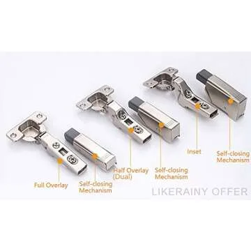 Blum Blumotion Door and Furniture Damper Hinge with Soft Close for Corner Hinges for retrofitting cabinets and Kitchen cabinets, self-Closing Mechanism