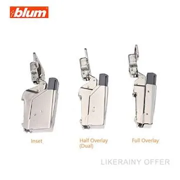 Blum Blumotion Door and Furniture Damper Hinge with Soft Close for Corner Hinges for retrofitting cabinets and Kitchen cabinets, self-Closing Mechanism