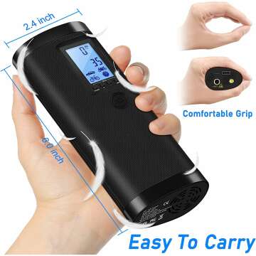 VEEAPE Portable Tire Inflator 150PSI LED Light