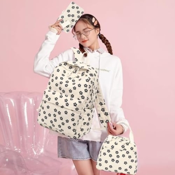 Stylish Bluboon Backpack with Lunch Box for Teens