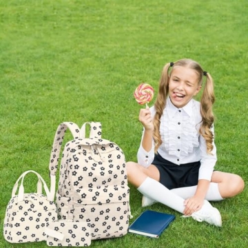 Stylish Bluboon Backpack with Lunch Box for Teens