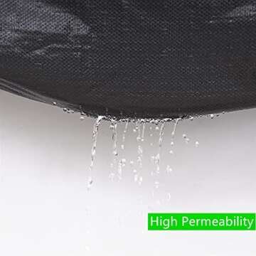 EXTRAEASY Heavy Duty Weed Barrier Fabric for Gardens