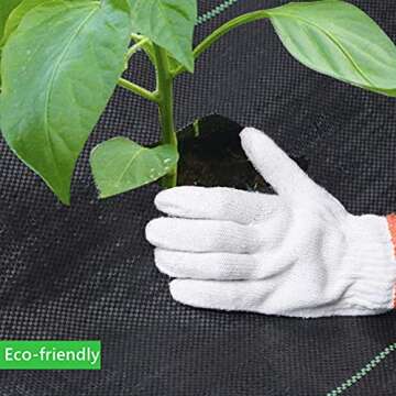 EXTRAEASY Heavy Duty Weed Barrier Fabric for Gardens