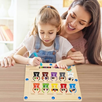 Engaging BainGesk Magnetic Color Maze for Toddlers 3-5