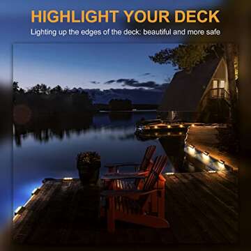 SOLPEX Solar Fence Lights - Waterproof, Outdoor Lighting