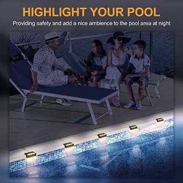 SOLPEX Solar Fence Lights - Waterproof, Outdoor Lighting