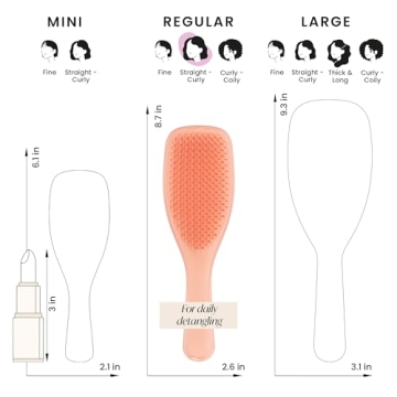 Ultimate Detangler Hairbrush for Wet & Dry Hair