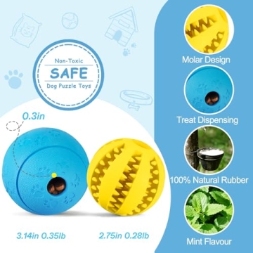 HIPPIH Dog Puzzle Toys 2 Pack for Interactive Play