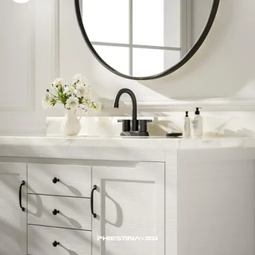 Modern Matte Black Bathroom Faucet for Stylish Spaces
