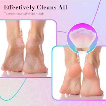 MelodySusie Nail Art Dusting Brush,Dust Collector Brush, Blush Brush, Boose Powder Brush,Makeup Brushes Acrylic Nail Tools