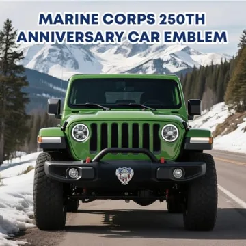 2025 Marine Corps 250th Anniversary Car Emblem