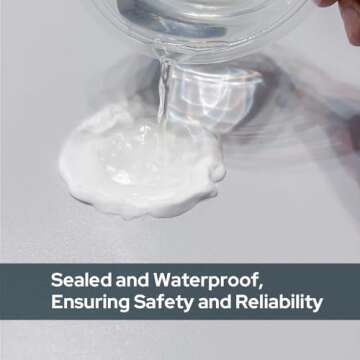 New Type White Waterproof Sealant Mastic, Waterproof Repair Sealing Clay, Quick Mending Mud for Drain Connection, Wall Hole, Air Conditioning Hole Waterproof Seal Putty (6-Pack)