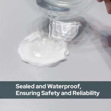 New Type White Waterproof Sealant Mastic, Waterproof Repair Sealing Clay, Quick Mending Mud for Drain Connection, Wall Hole, Air Conditioning Hole Waterproof Seal Putty (6-Pack)