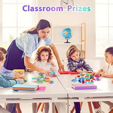 Mini Pop Keychain Fidget Toys Party Favors for Kids