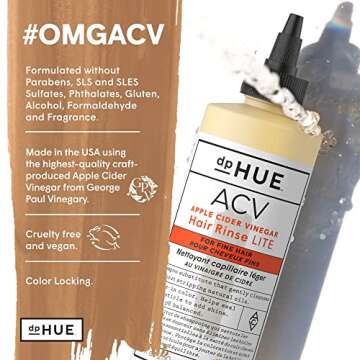 dpHUE Apple Cider Vinegar Hair Rinse Lite - Gentle Shine