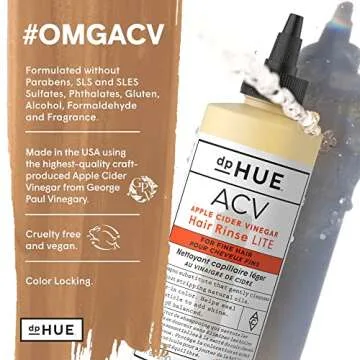 dpHUE Apple Cider Vinegar Hair Rinse Lite - Gentle Shine