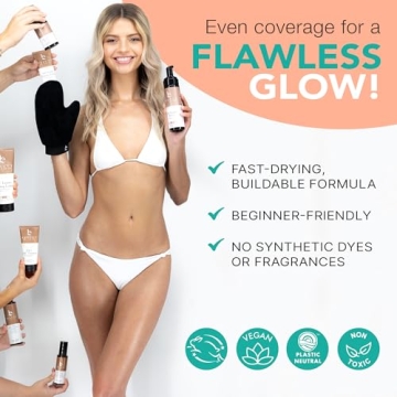 Natural Self Tanner Mousse for Streak-Free Natural Tan