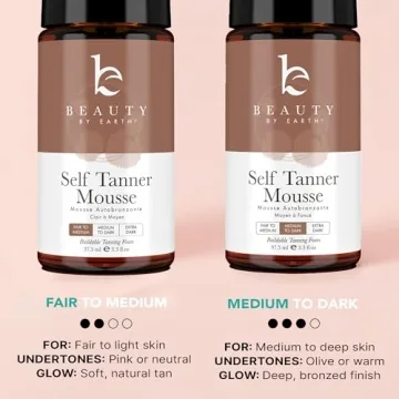 Natural Self Tanner Mousse for Streak-Free Natural Tan