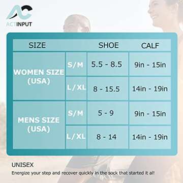 ACTINPUT Compression Socks - Comfort & Style for All