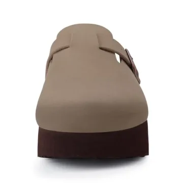 KIDMI Comfortable Platform Clogs for Stylish Women