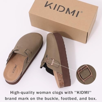 KIDMI Comfortable Platform Clogs for Stylish Women