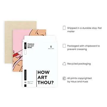 HAUS AND HUES Baddie Room Decor Lips Wall Art Preppy Room Decor, Pop Art Wall Decor, Trippy Poster, Pop Art Lipstick Pop Art Poster, Boss Lady Wall Art Pink Aesthetic Room Decor, UNFRAMED 12x16