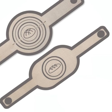 Silicone Bread Sling Oval and Round for Dutch Oven, KITMAL Non Stick Reusable Silicone Baking Mat wi...