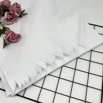 Elegant Bobobag White Tissue Paper Bulk for Gift Wrapping