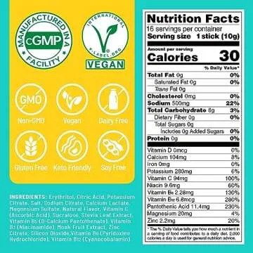 Venture Pal Sugar Free Electrolyte Powder Packets - Liquid Daily IV Drink Mix for Rapid Hydration & ...