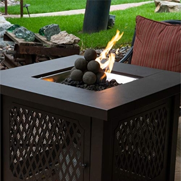 Modern Ceramic Fire Balls Set for Fire Pits and Fireplaces